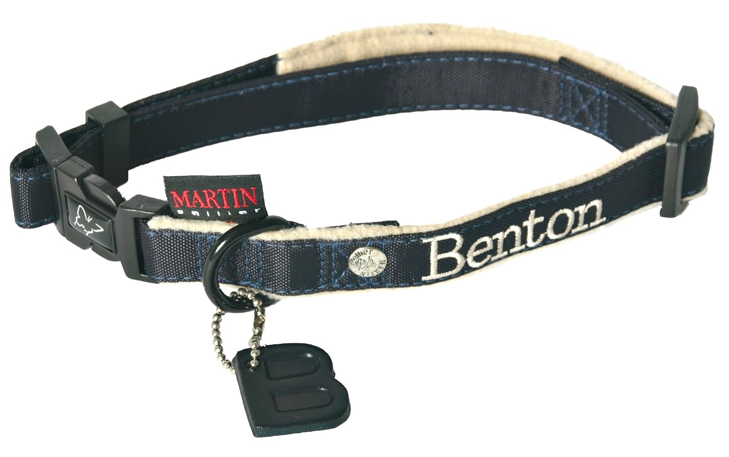 MARTIN SELLIER Benton — Collier réglable pour chien bleu