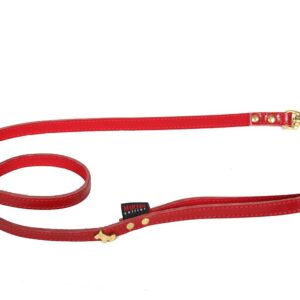 MARTIN SELLIER Pâquerette — Laisse pour chien rouge 1 m