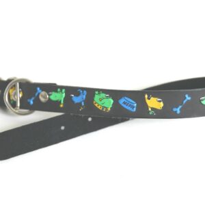 MARTIN SELLIER — Collier pour chien motif chien noir