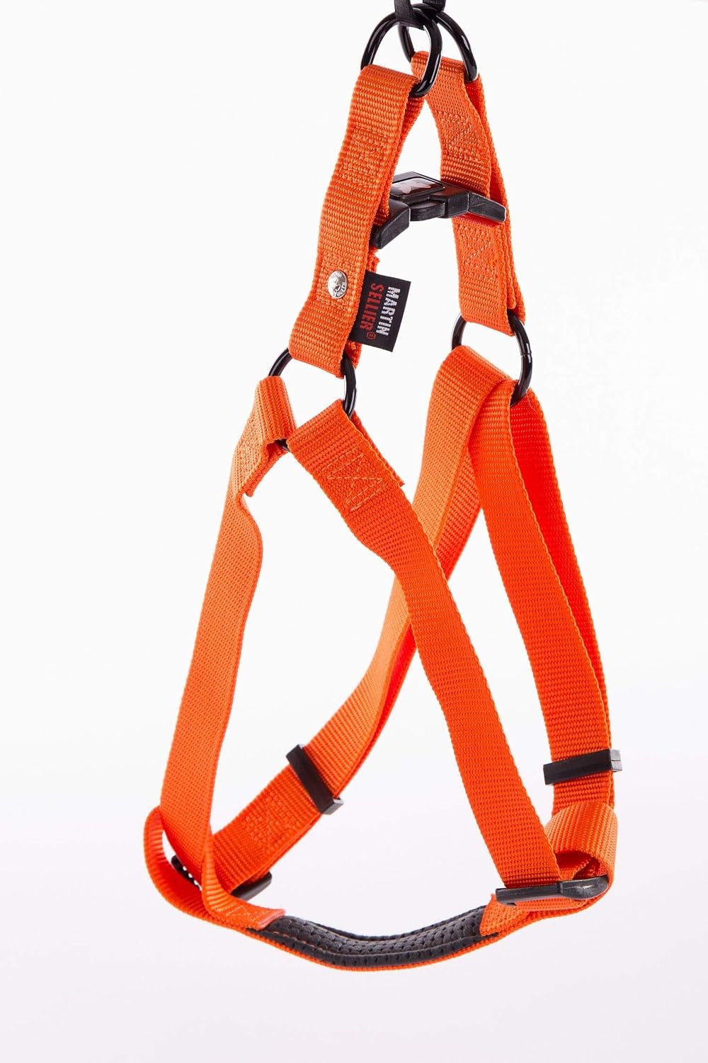 MARTIN SELLIER — Harnais baudrier classique en nylon orange