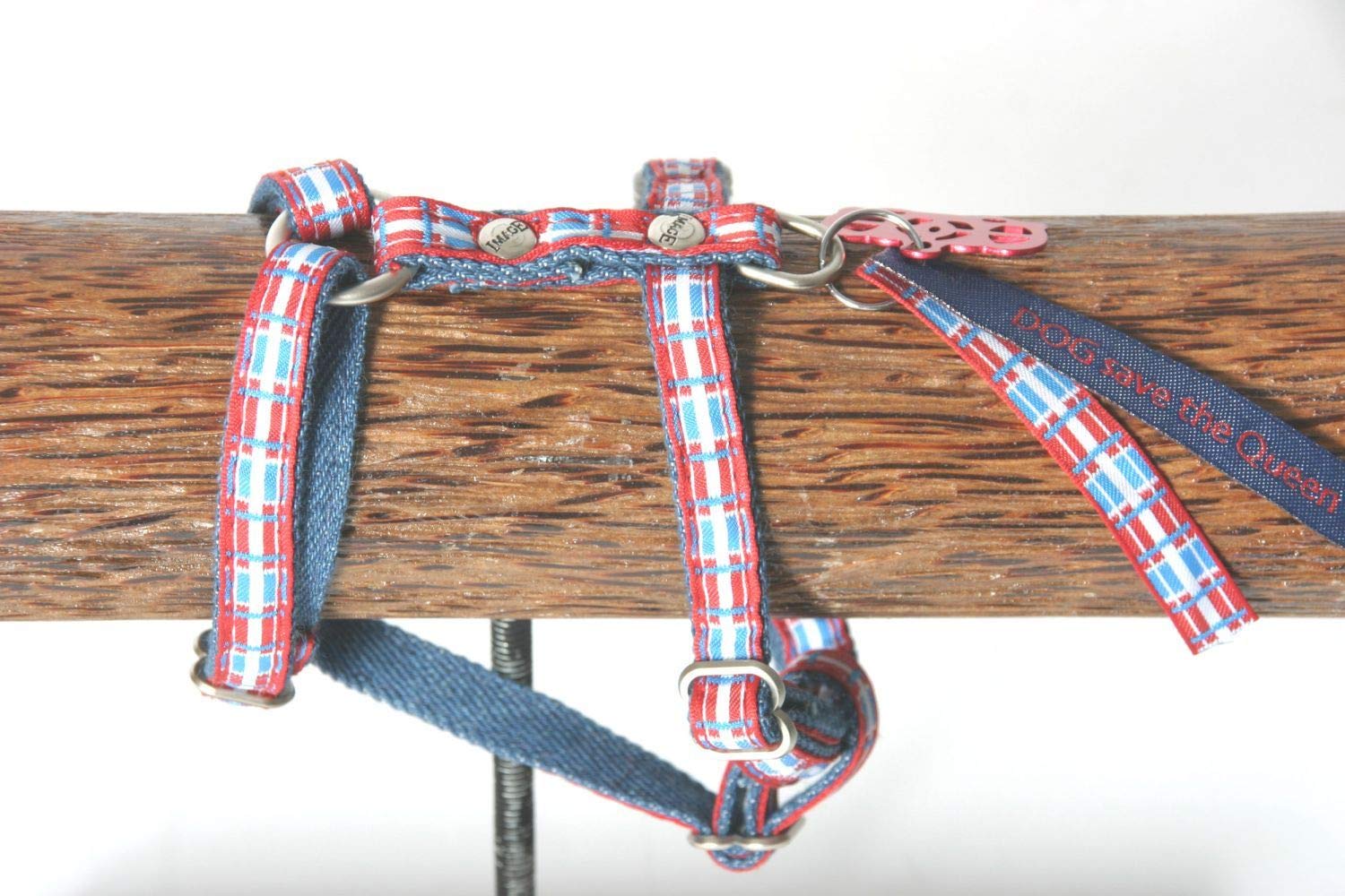 MARTIN SELLIER Dog Save — Harnais en nylon pour chien 20-50/70