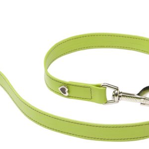 MARTIN SELLIER Citadine — Laisse en cuir pour chien verte L