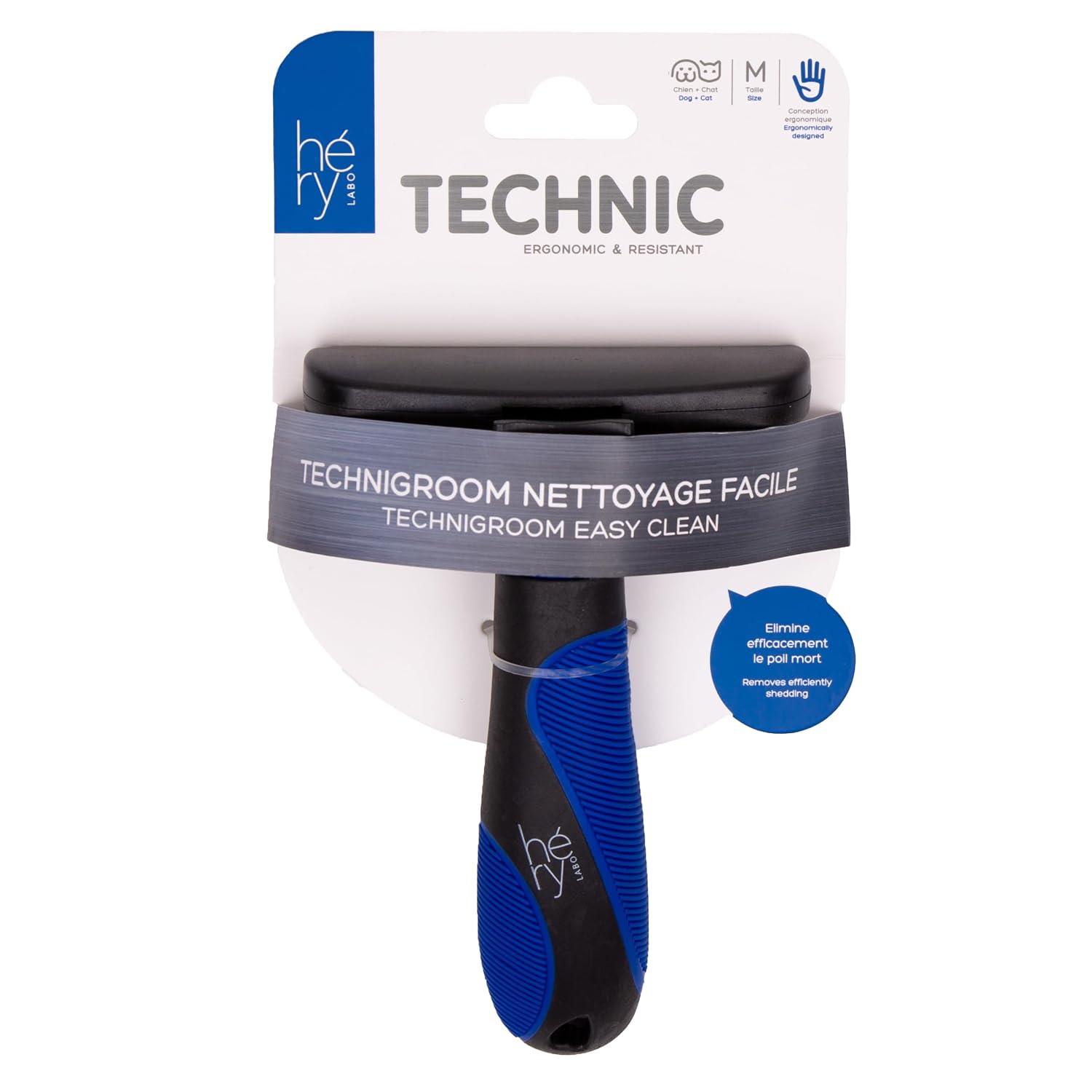 HERY Technic — Brosse Techni Groom nettoyage facile