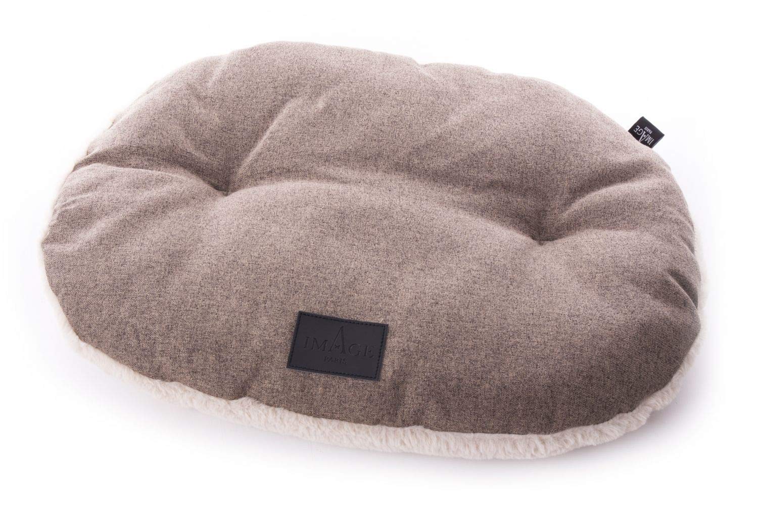 MARTIN Faubourg — Coussin ovale T55 châtaigne