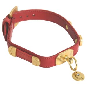 MARTIN — Collier en cuir d’agneau pour chien 18/40