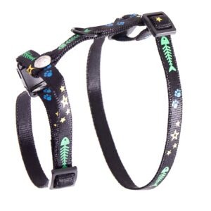 MARTIN SELLIER Fish & Star — Harnais en nylon pour chat