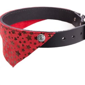 MARTIN — Collier bandana fantaisie en cuir Miami