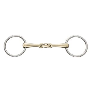 HERM SPRENGER KK Ultra — Mors à anneaux libres double brisure 14 mm