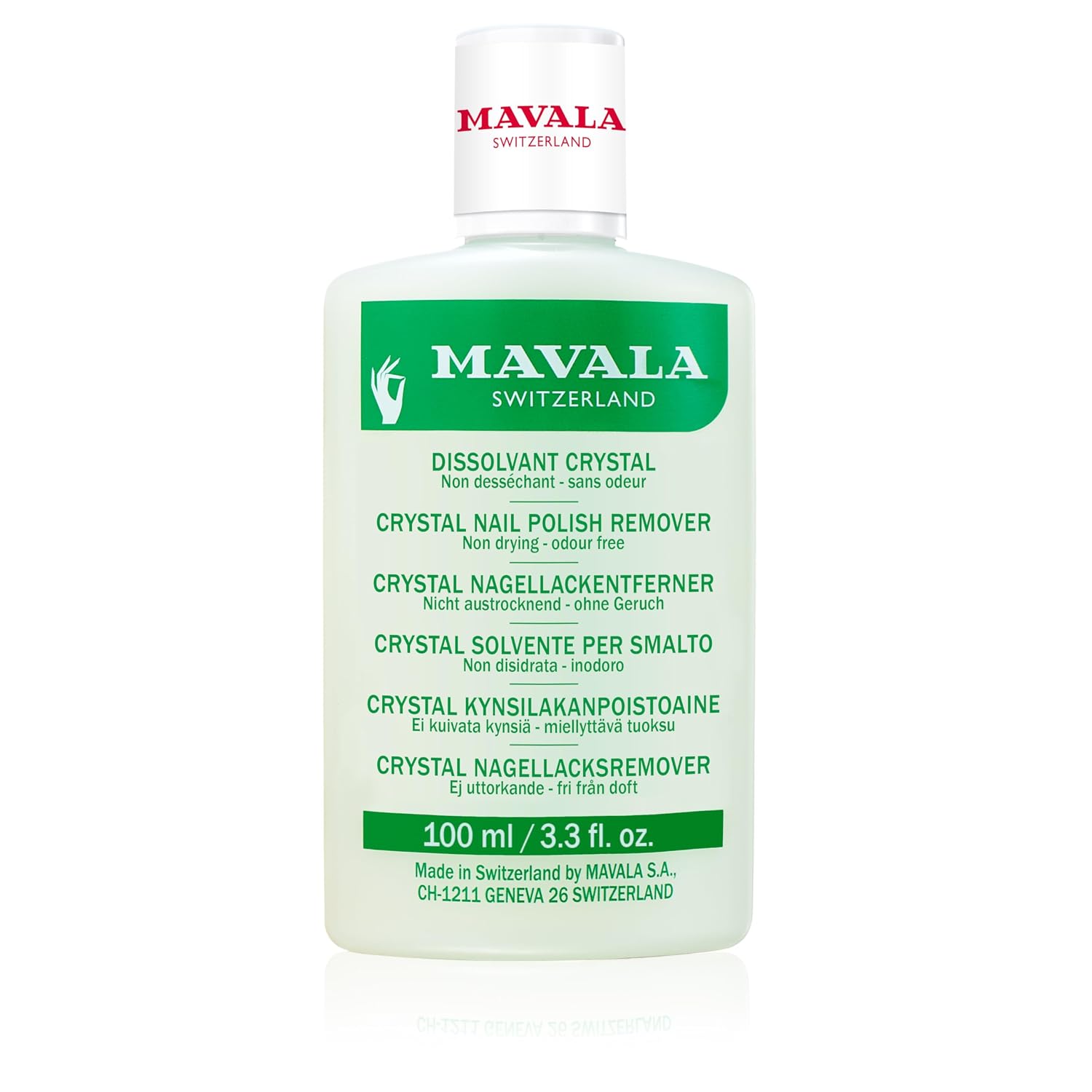 MAVALA Crystal — Dissolvant transparent sans acétone 100 ml