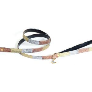 MARTIN — Laisse pour chien en nylon pailleté 1 m