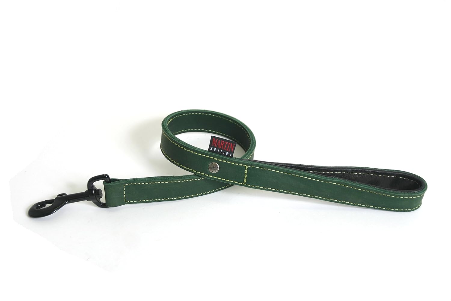 MARTIN SELLIER Nature — Laisse pour chien en cuir 25/70 cm
