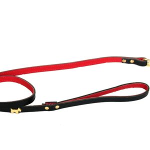 MARTIN SELLIER Paquerette — Laisse pour chien en similicuir 1 m