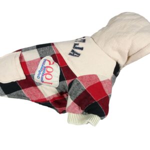 ALTER EGO — Manteau pour chien patchwork rose 31 cm