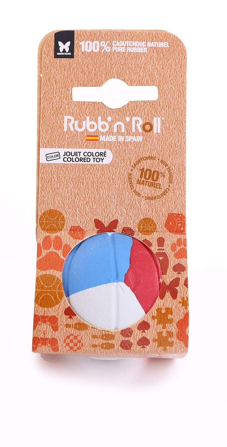 MARTIN — Balle en latex pour chien 6,5 cm Orange
