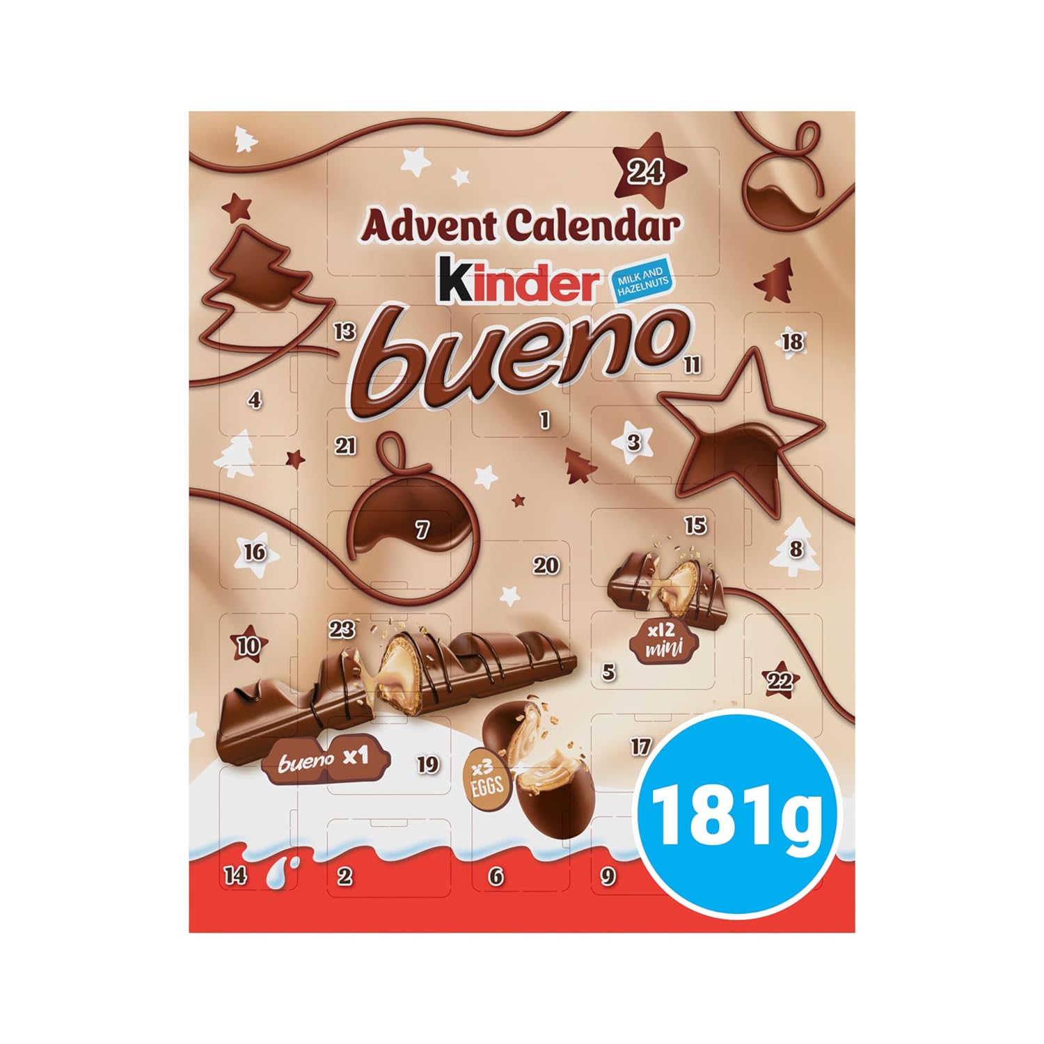 KINDER Bueno — Calendrier de l’Avent 181 g