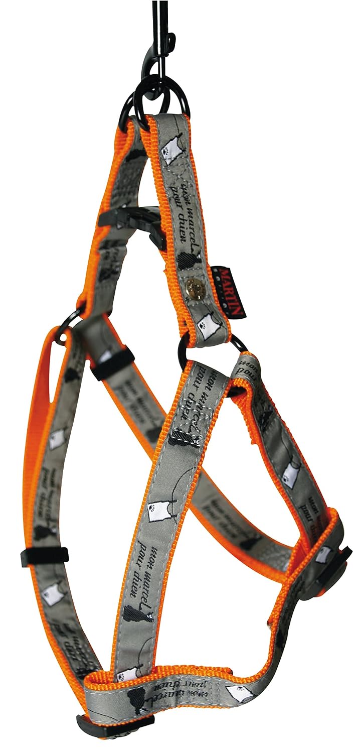 MARTIN SELLIER Marcel — Harnais pour chien orange 40-90/110 cm