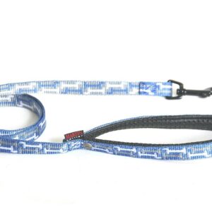 MARTIN SELLIER Clepsy — Laisse confort en nylon bleu 16/120 cm