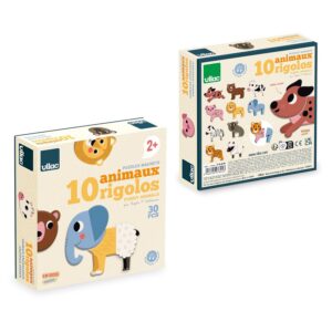 VILAC Ingela P. Arrhenius — 30 magnets en bois animaux dès 2 ans