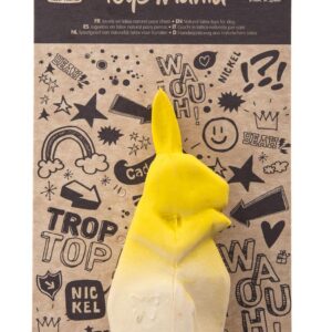 MARTIN SELLIER — Jouet lapin en latex jaune