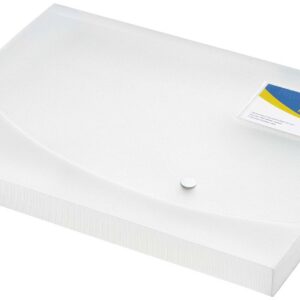 RAPESCO 0708 — Boîte à documents rigide A4 transparente