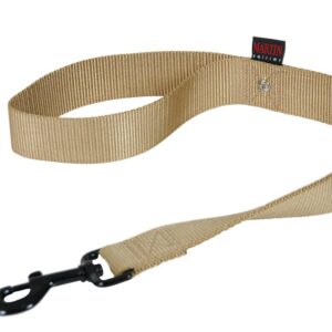 MARTIN SELLIER — Laisse double épaisseur en nylon pour chien beige