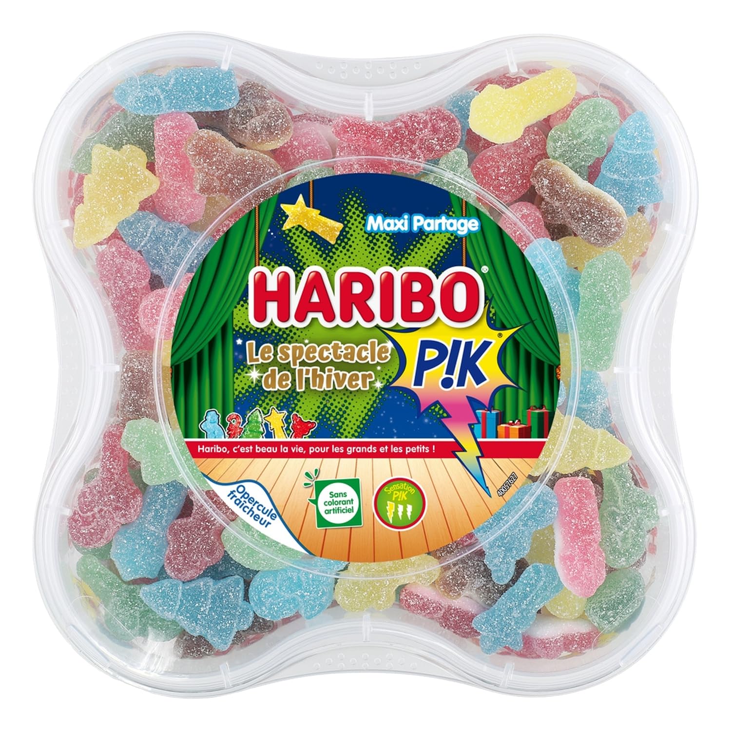 HARIBO PIK — Bonbons acidulés boîte 550 g