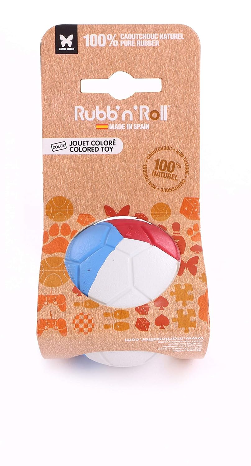 MARTIN Sellier Rubb'N'Roll — balle pour chien en latex 6,5 cm