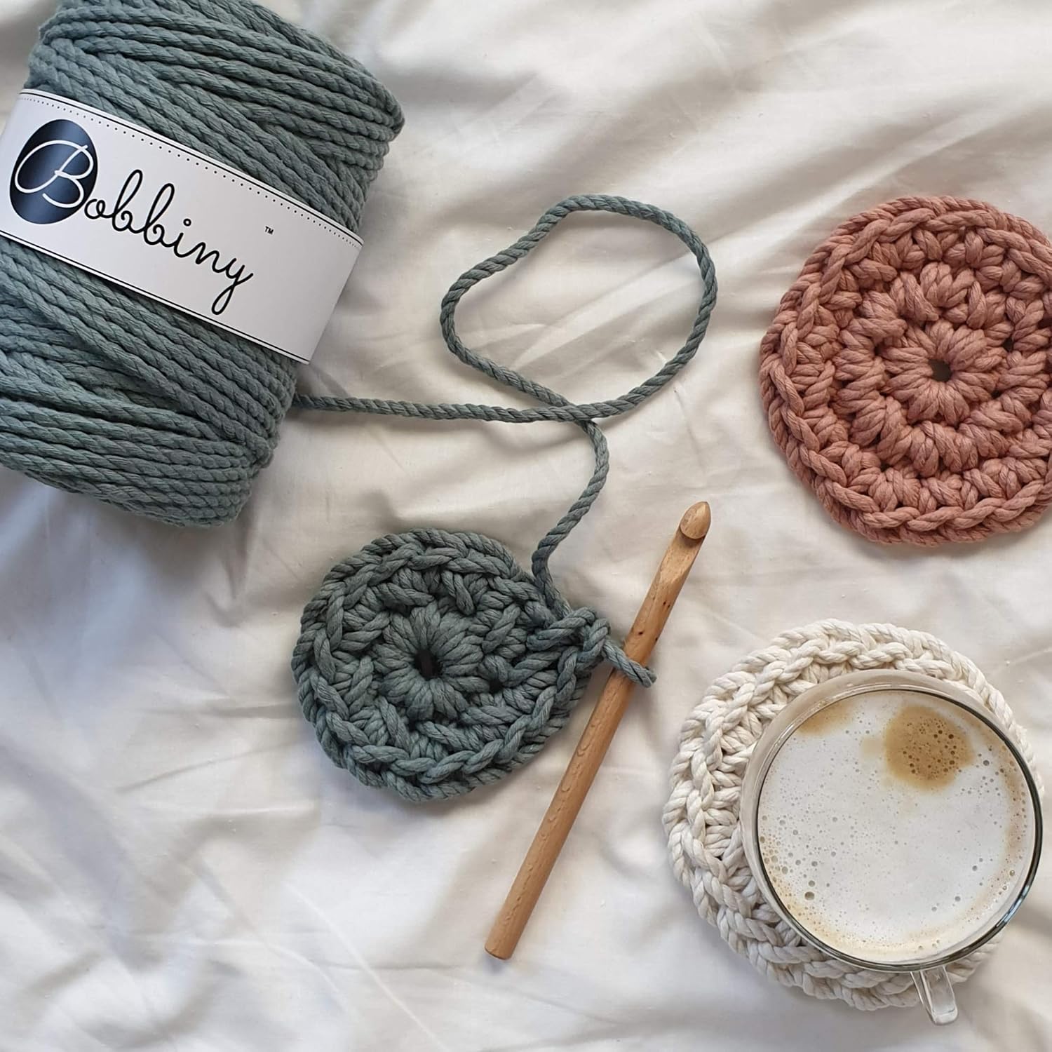 Bobbiny — Corde à macramé torsadée XXL 5 mm terracotta 100 m – Image 3