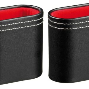 PHILOS — Lot de 2 gobelets à dés simili cuir intérieur velours