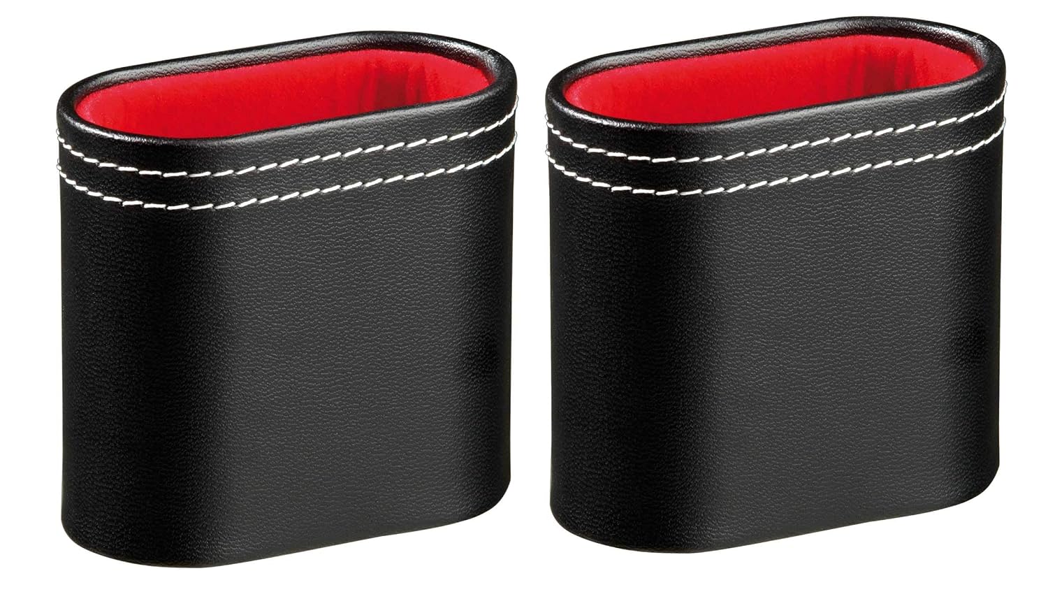 PHILOS — Lot de 2 gobelets à dés simili cuir intérieur velours