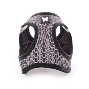MARTIN Sellier — Harnais mesh motif pied-de-poule noir