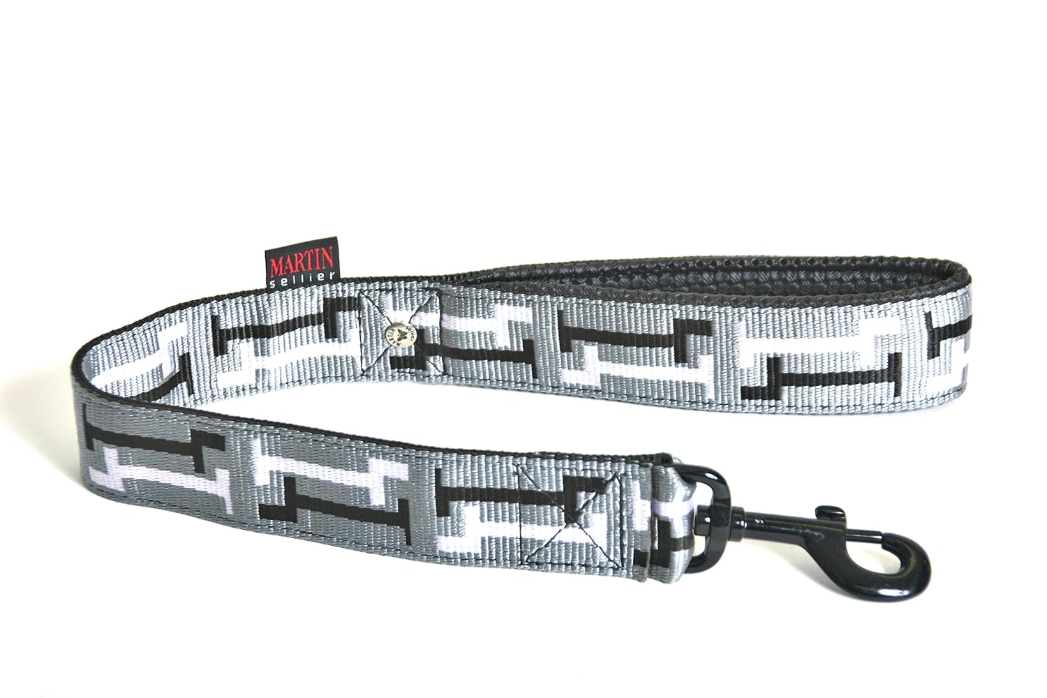 MARTIN SELLIER Clepsy Confort — Laisse pour chien en nylon gris