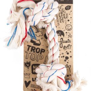 MARTIN SELLIER Flostouw Tricolor — Jouet corde pour chien 26 cm