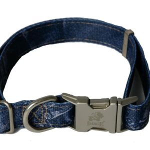 MARTIN — Collier pour chien motif jean 25/50-65
