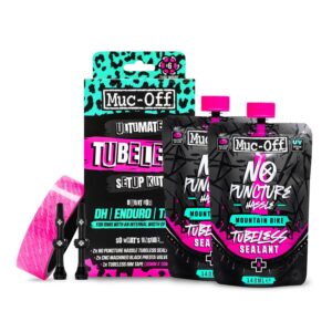 Muc-Off — Kit conversion tubeless pour roues Tubeless Ready