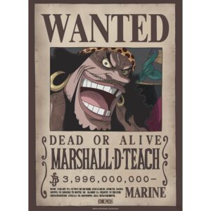 GB eye — Poster ONE PIECE Wanted Marshall D. Teach