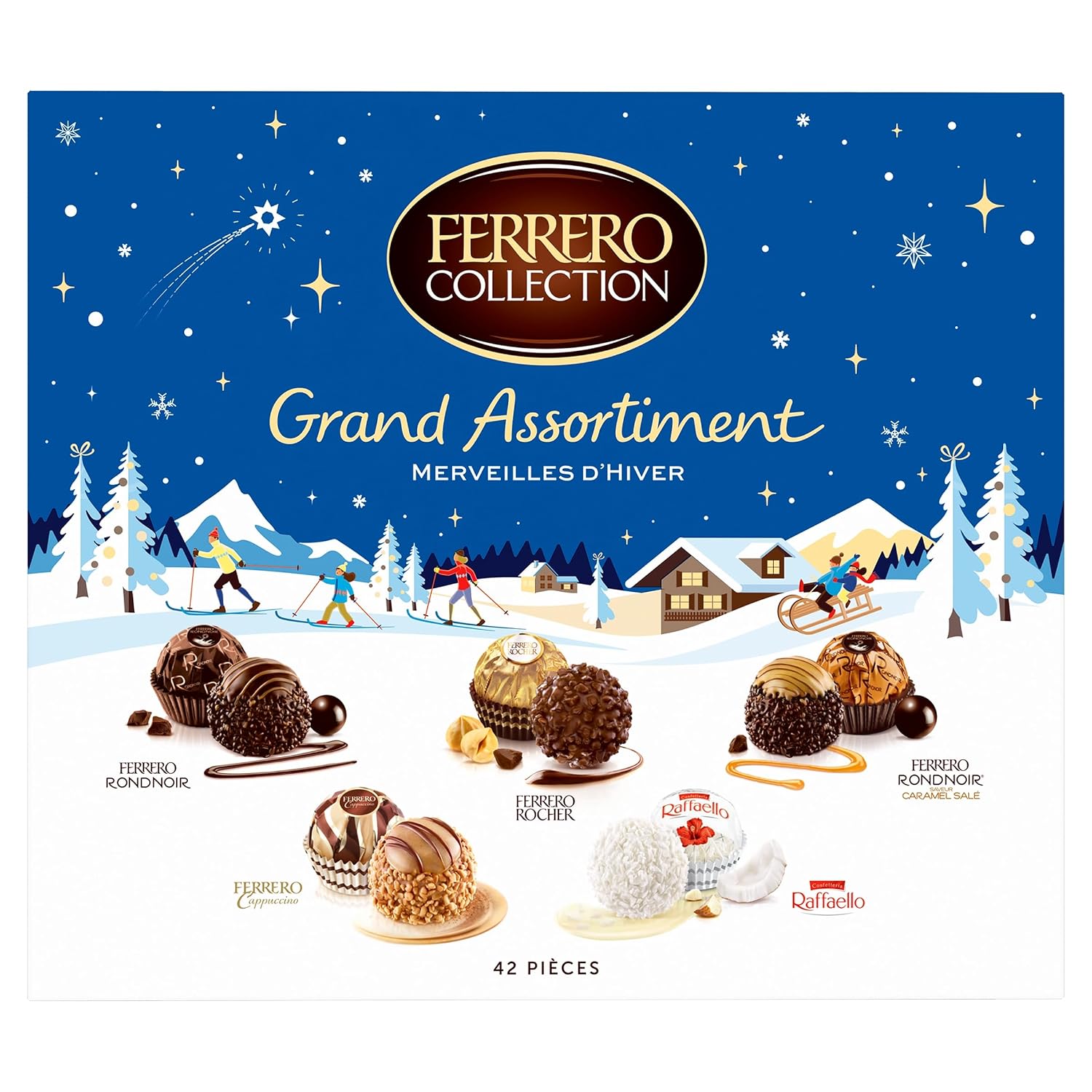 FERRERO Collection — Assortiment de chocolats 42 pièces 440 g