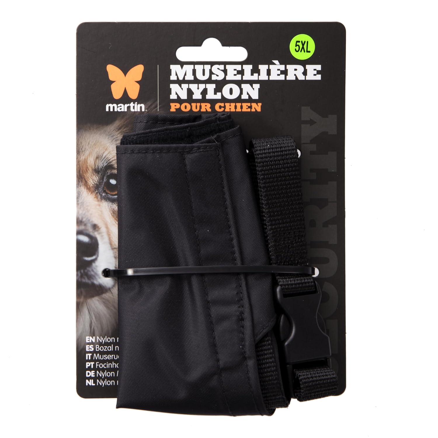 MARTIN SELLIER — Muselière réglable en nylon T5 XXL