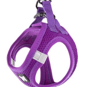 MARTIN SELLIER — Harnais chien mesh uni violet XXXS
