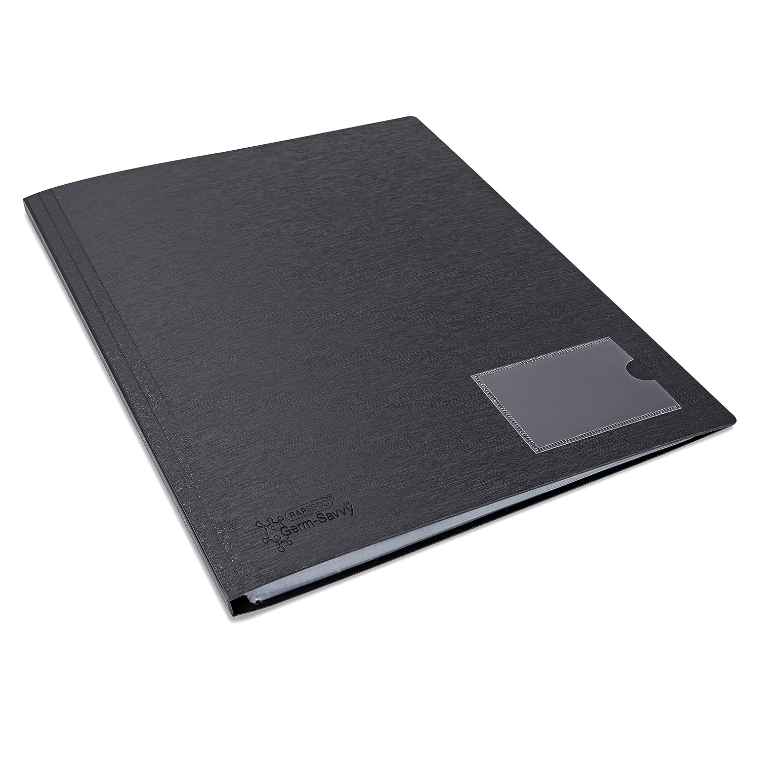 RAPESCO 1649 — Protège-documents rigide A4 24 pochettes noir