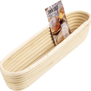RBV Birkmann — Banneton à baguette en rotin naturel 37 cm