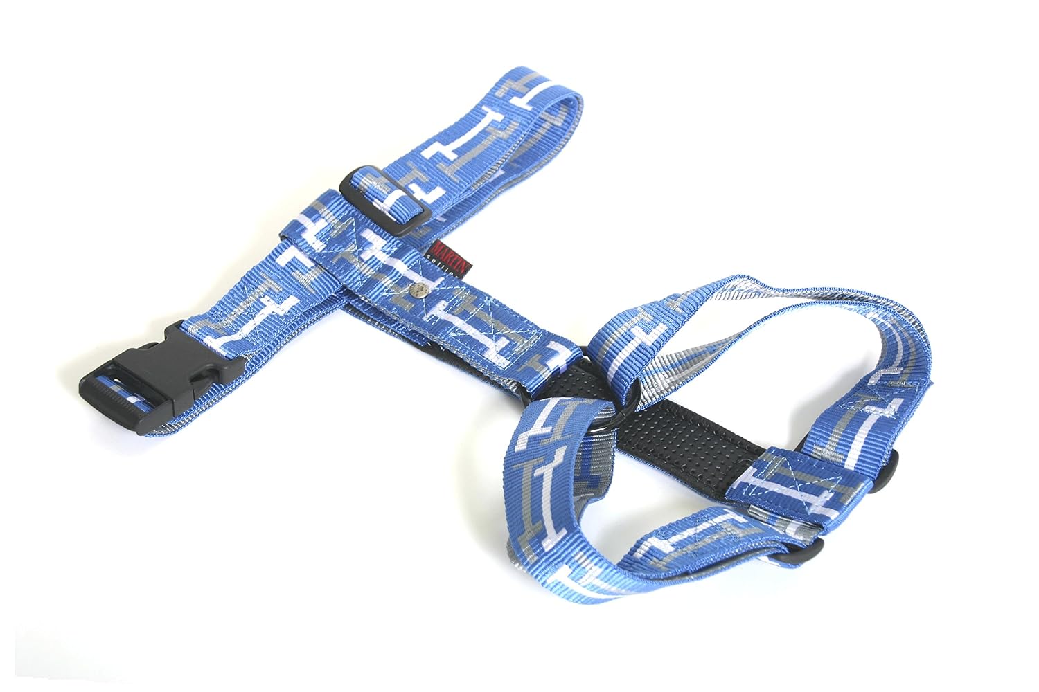 MARTIN SELLIER Clepsy — Harnais réglable pour chien bleu
