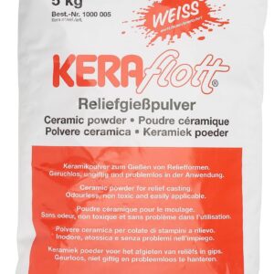 KERAflott — Poudre de coulée en relief blanche 5 kg