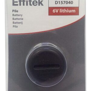 EFFITEK — Pile lithium 6V pour collier 1 One