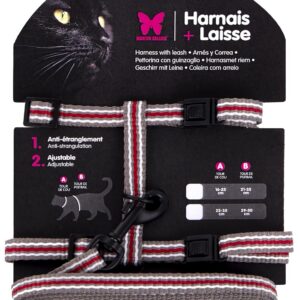 MARTIN — Set harnais et laisse en nylon pour chat