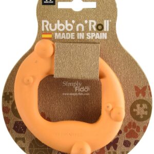 Alternative view of Simply Fido Rubb N Roll — Jouet en caoutchouc flottant orange