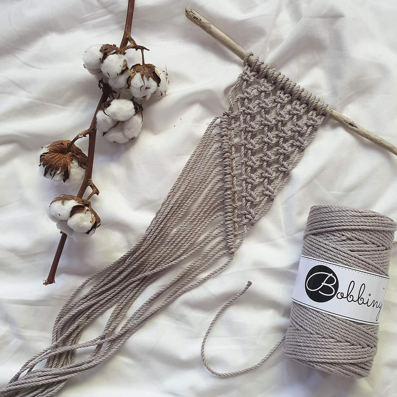 BOBBINY XXL — Corde macramé torsadée 5 mm 100 m – Image 2
