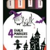 UNI-BALL Chalk Marker — Coffret de 4 marqueurs craie liquide Halloween