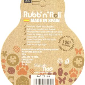 Alternative view of Simply Fido Rubb N Roll — jouet en caoutchouc naturel flottant